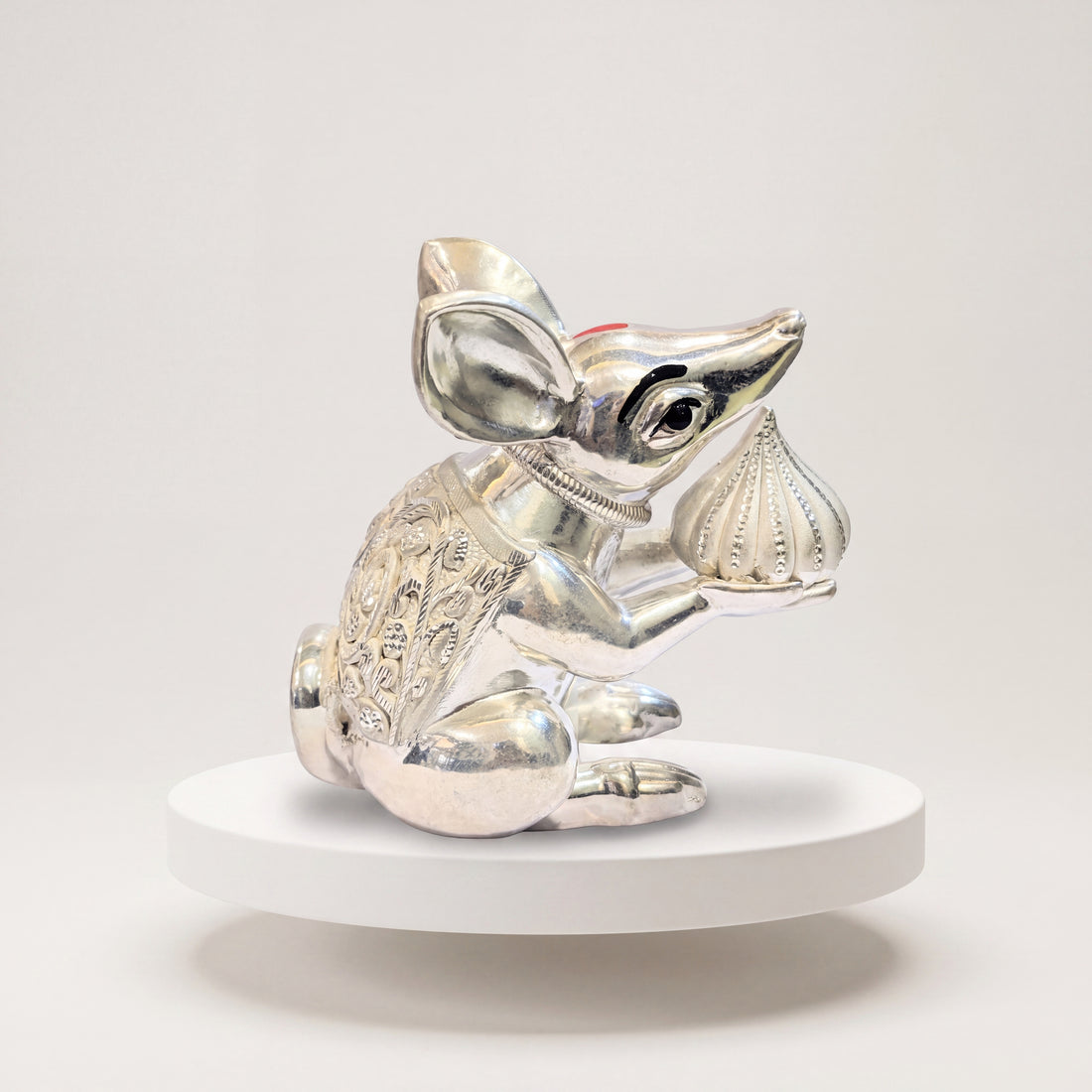 Silver Mushak Murti