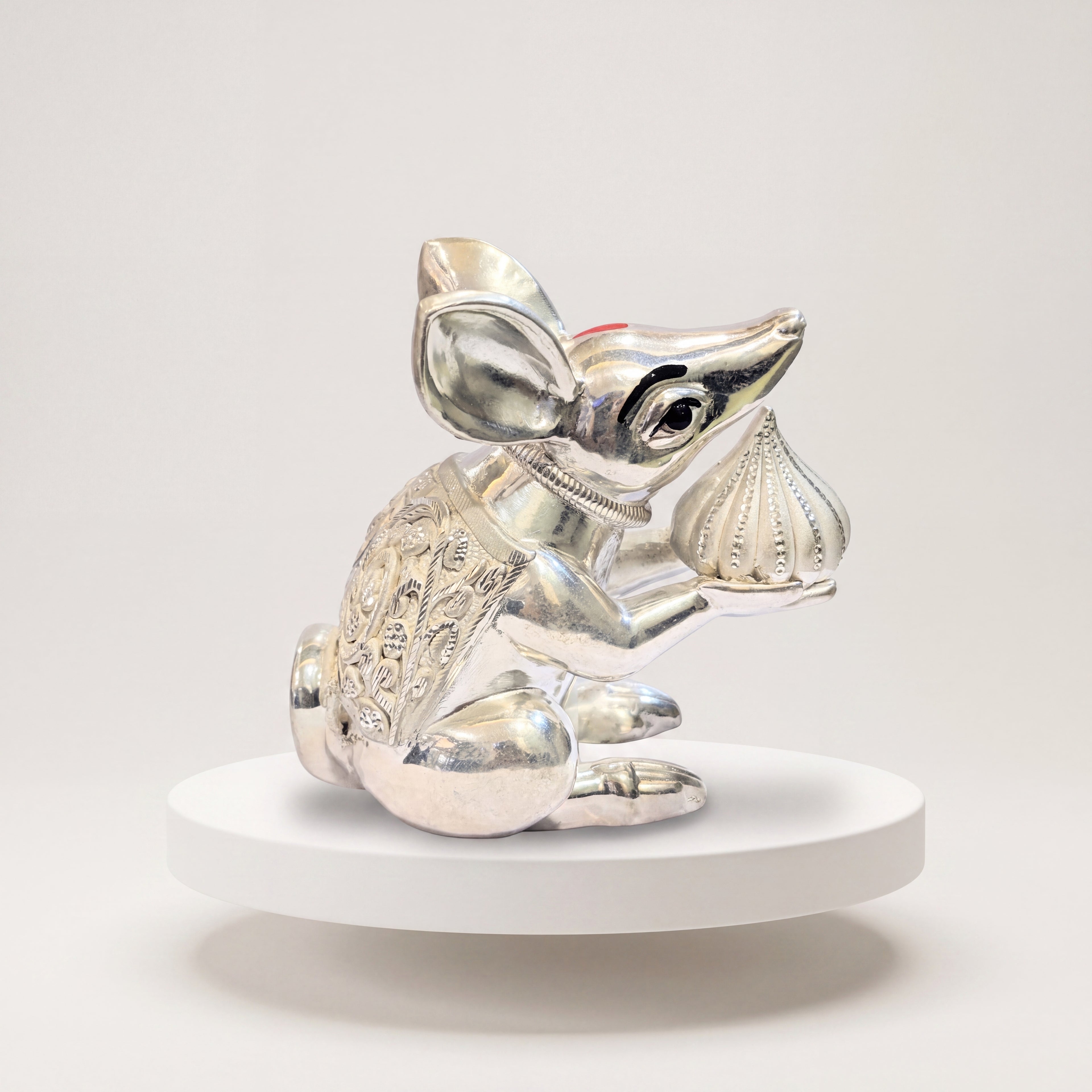 Silver Mushak Murti