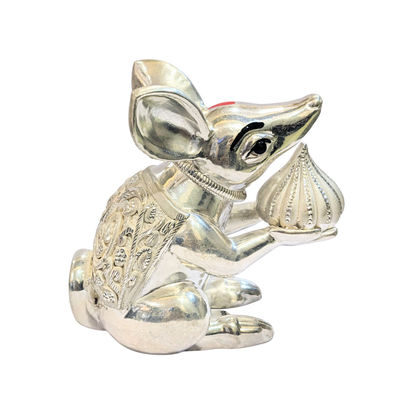 Silver Mushak Murti